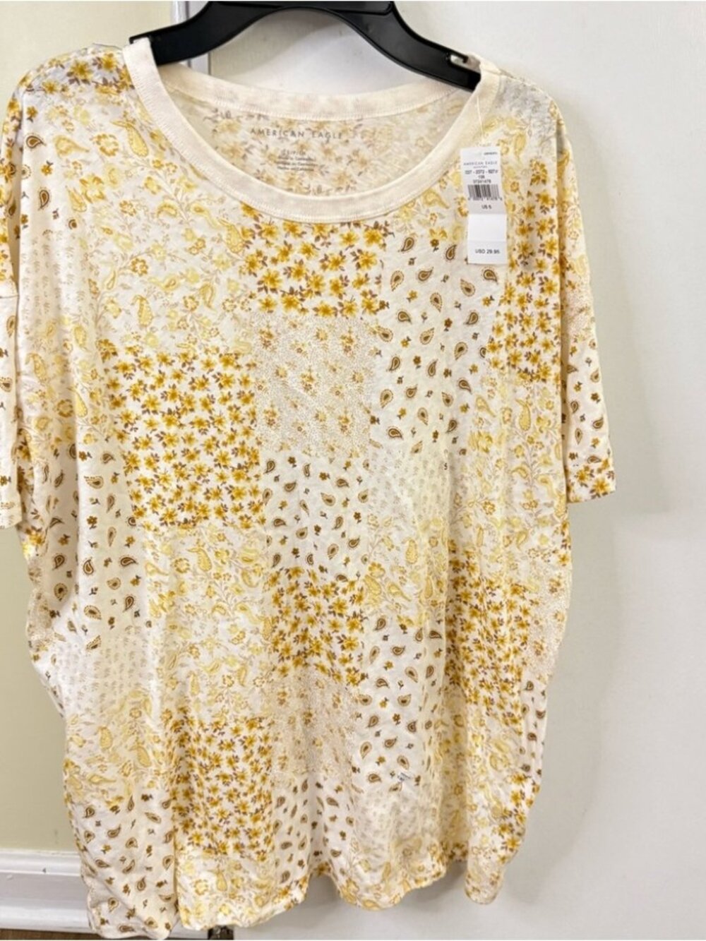 Women’s shirts Floral Patchwork Women's Top size (S)